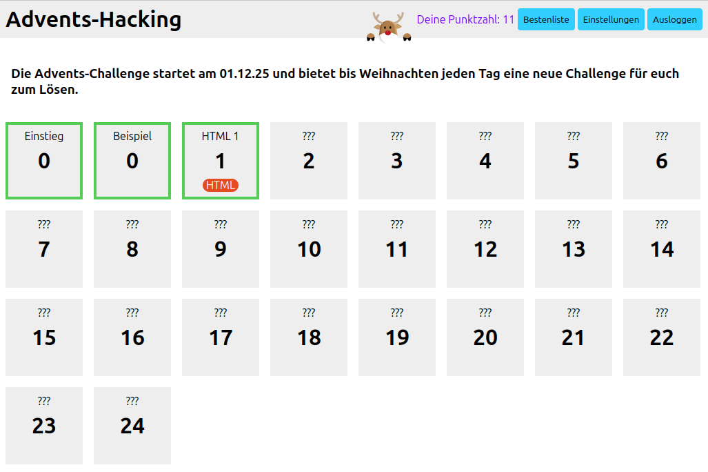 Advents-Hacking-Kalender